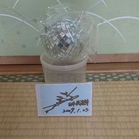 Amazon 水樹奈々 ミニミラーボール 直筆サイン入りカード アイドル 芸能人グッズ 通販