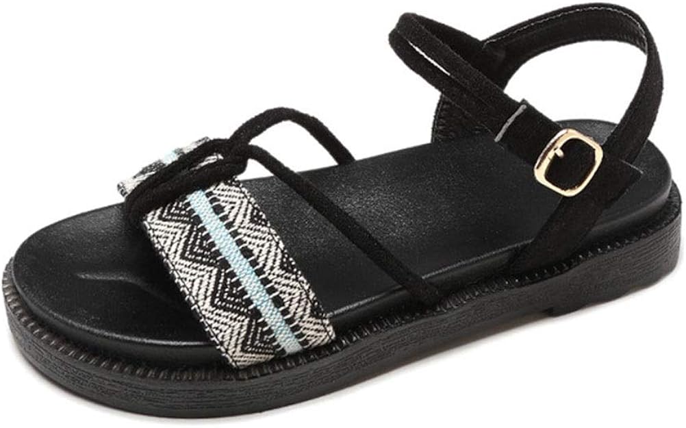 Amazon.com | QTWL Women's Sandals 2019 New Roman Sandals Wild Flat Student Sandals Open Toe 