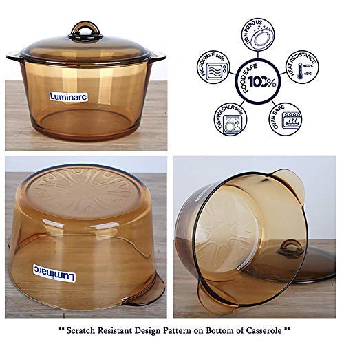 Luminarc Vitroflam Blooming HeatResistant Glass Casserole 3L Pricepulse