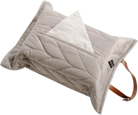 Amazon Aowlong ティッシュケース 吊り下げ ティッシュカバー 車用 ティッシュボックスケース 掛ける 縦 吊るす ベロア 家 オフィス 事務室 シルバーグレー 車用ティッシュカバー ボックス 車 バイク