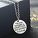 Yesido. Round Tag Pendant Necklace Jewelry Gift Women Girls