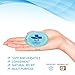 Round Reusable Gel Ice Packs – Set of 5 Small Gel Ice Packs – Ideal for Cold or Hot Therapy - No Leaks, No Drips - Microwaveable - Effective Pain Relief, Sinus Relief, Swelling Control and More