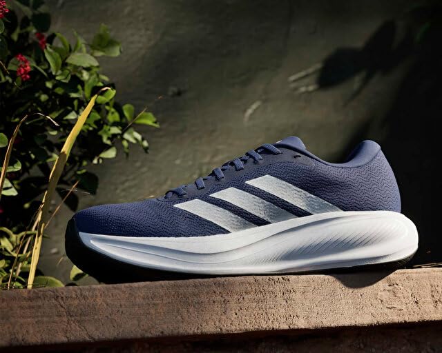adidas Unisex Response Runner 2 Running Shoes, Dark Blue/FTWR White/Matte Silver, 41 1/3 EU 3