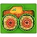 Discontinued Silicone Placemat Toddler Plates - Mini Monster Truck - from Freezer to Microwave to Table. Fits in a Ziplock Bag. (Green)