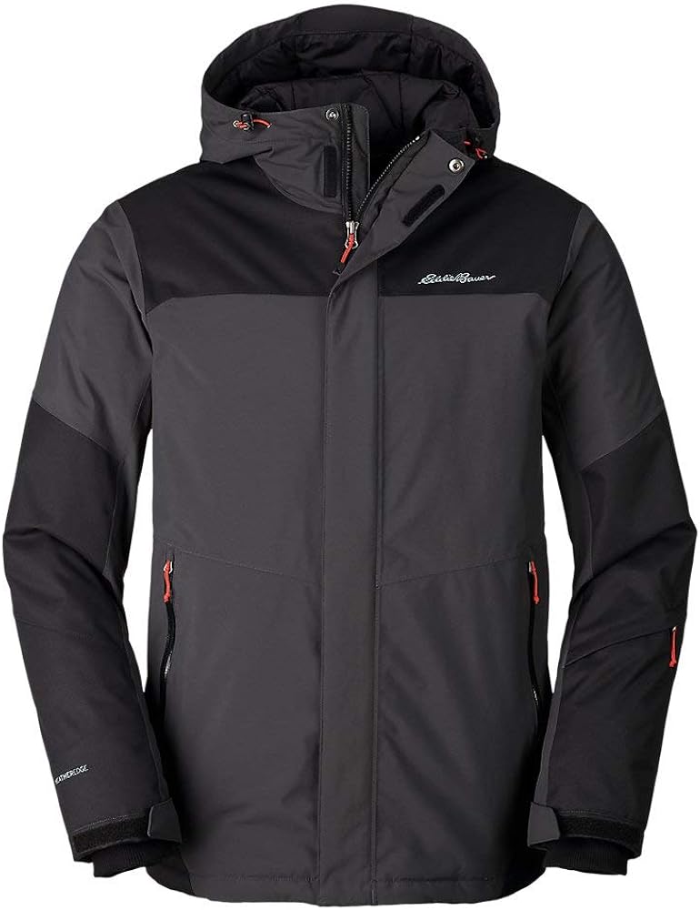 Eddie Bauer Men's Powder Search Pro Insulated Jacket, Carbon Regular S