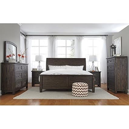 Amazon Com Ashley Trudell 5 Piece Queen Panel Bedroom Set