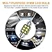 NAKOBO 3030 Chipsets 31MM Festoon Led Bulbs 6000K White 6-SMD Canbus Error Free for 3175 DE3175 DE3021 3022 3021 Dome License Plate Door Lights White（pack of 4）