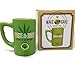Island Dogs Wake and Bake All in One Ceramic Mug Coffee Cup Pipe Novelty Gifts