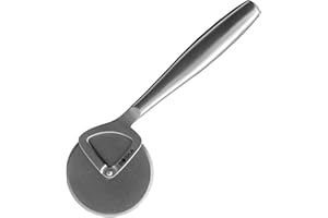 Boska Stainless Steel Pizza Cutter - Copenhagen Multifunctional Pizza Wheel Cutter - Handheld Food Slicer - Silver Non-Stick 
