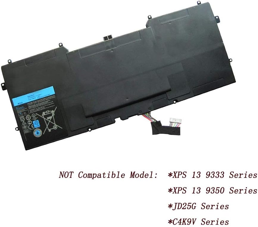 NEW Y9n00 Battery for Dell XPS 12 XPS 13 XPS 13-l321x XPS 13-l322x XPS L321x 489xn 489XN WV7G0 PKH18, NOT Compatible Dell XPS13 9333 C4K9V