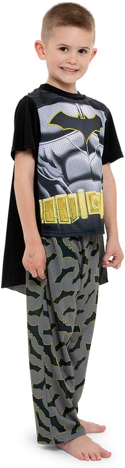 DC Comics Boys' Batman 2-Piece Uniform Set with Cape
