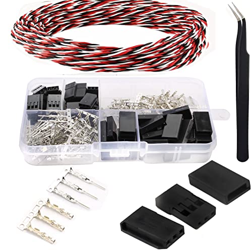 RC connector and colored wire