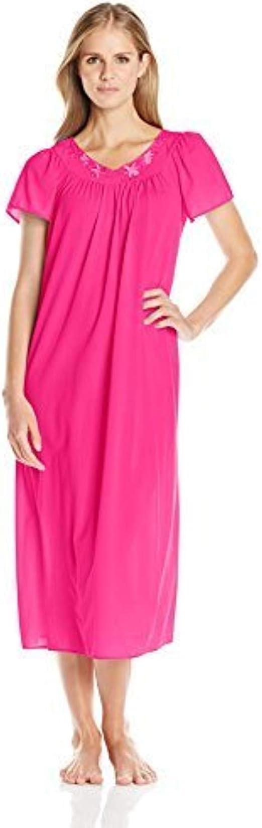 Miss Elaine Women's Tricot Long Nightgown Amazon.ca Clothing