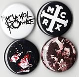 MY CHEMICAL ROMANCE BUTTON PACK (SET OF 4) 1