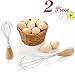 Chefaith 2-Pcs Stainless Steel Balloon Whisk, 9