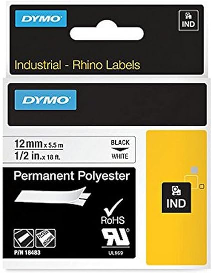 dymo permanent labels