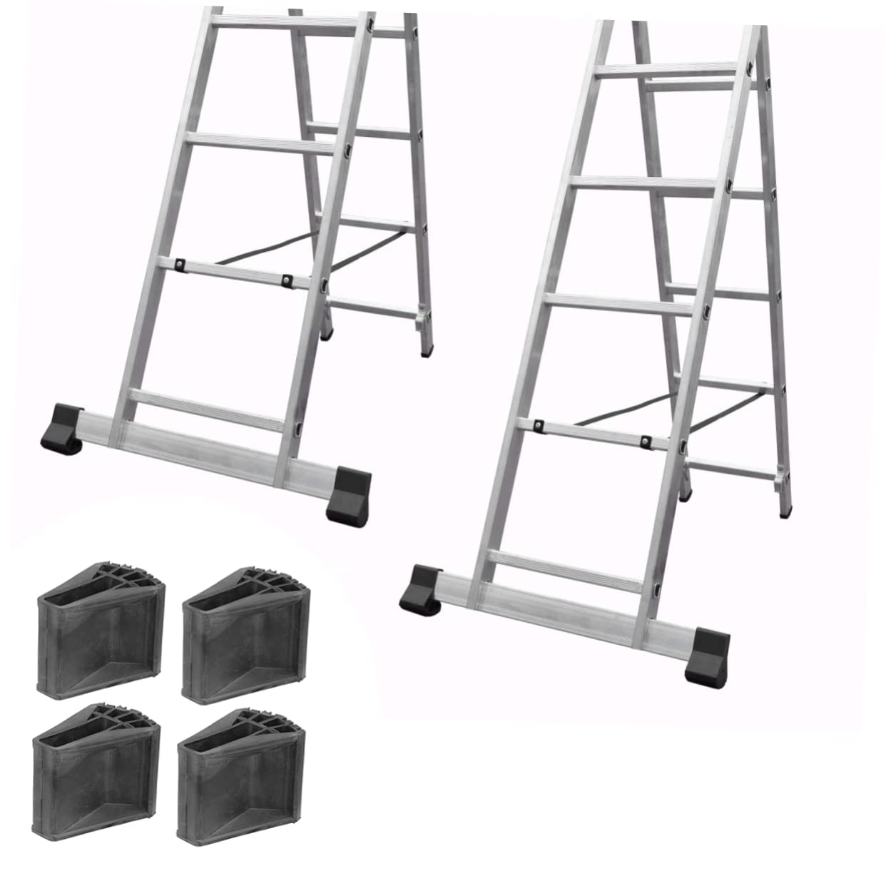 Hemobllo Folding Ladder Feet Covers- Versatile Ladder Leg Covers Non- Slip Ladder Foot Pads Ladder Feet Protector Extension Ladder Parts 4PCS