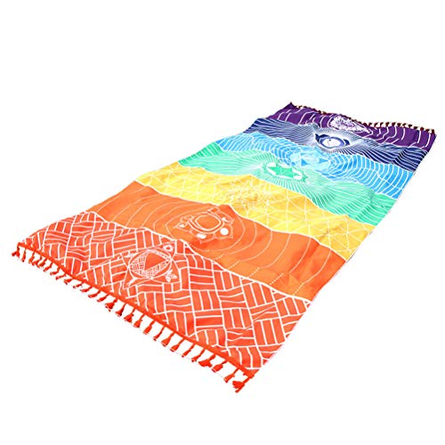 Rainbow-Yoga-Mat-Rainbow-Beach-Towel-Multicolored-Turkish-Bath-Towel-Colorful-Polyester-Yoga-Mat-for-Picnic-Beach-Taveling-Camping-Hiking