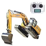 PeleusTech Remote Control Excavator Metal 1:16 2.4