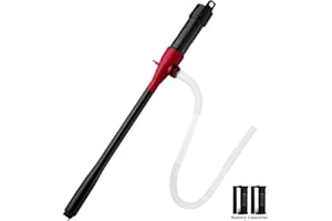 BOYISEN Battery Operated Liquid Transfer Pump - Electric Water Fuel Transfer Pump for Gasoline Diesel Oil, 2.2 Gallons per Mi