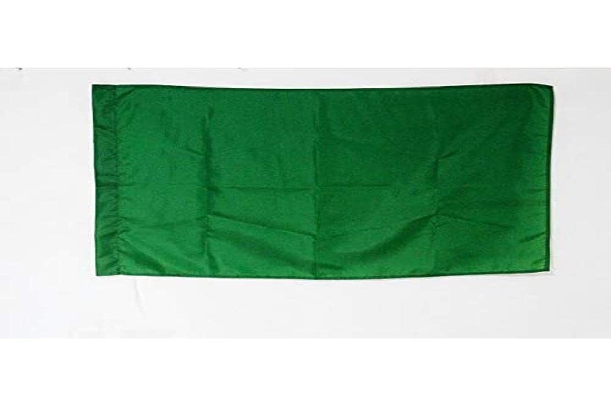 AZ FLAG - Racing Green Flag - 2x3 Ft - Start of race restart Banner with Sleeve - 100% Polyester - Fade Resistant - Vivid Colors - 2' x 3' Feet - 90x60 Cm