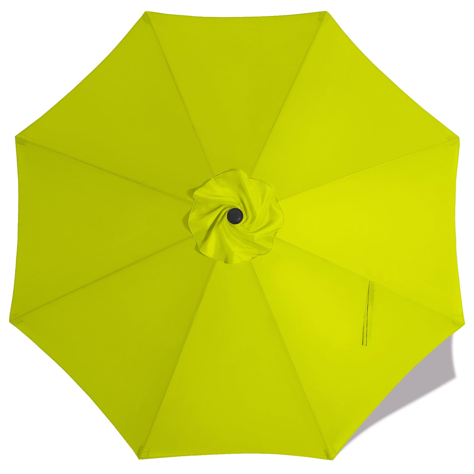 Photo 1 of MASTERCANOPY Patio Umbrella 9 ft Replacement Canopy for 8 Ribs-Lime Green Canopy Only