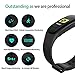 PGLK Fitness Tracker,Color Screen Activity Tracker Watch with Blood Pressure Blood Oxygen, IP67 Waterproof Smart Band with Heart Rate Sleep Monitor Calorie Counter Pedometer for Men, Women and Kids