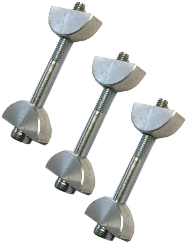 Unika Slimline Toggle Bolt for Compact Laminate Kitchen Worktop Connecting Bolts - 3 Pack