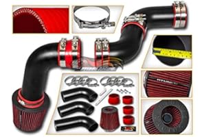 Velocity Concepts FOR Chevy Silverado 1500 GMC Sierra Classic 1500 4.3 V6 Matte Black Cold Air Intake System + Filter