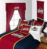 Cleveland Cavaliers 8 Pc FULL Comforter Set (Comforter, 1 Flat Sheet, 1 Fitted Sheet, 2 Pillow Cases, 2 Shams, 1 Bedskirt) SAVE BIG ON BUNDLING!