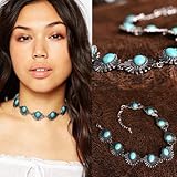 Diansts(TM) Charm Women Crystal Jewelry Pendant Chain Choker Chunky Statement Bib Necklace