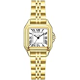 Szaikyri Classic Square Watches for Women with Roman Numerals Ladies Casual Dress Watch