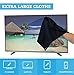 Large Microfiber Cleaning Cloths - to Clean Screens, Eyeglasses, Lens, Phone, Tablet, Laptop, TV, LED, LCD Screens - Premium Lintfree Fiber - Computer Screen and Eyeglass Cleaner