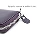Credit Card Wallet,YOUNA RFID Blocking Genuine Leather Credit Card Holder for Women Dark Purple
