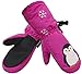 ANDORRA Boys Premium Weather-proof Thinsulate Ski Mittens, Penguin Print,XS,Fuchsia/Penguin