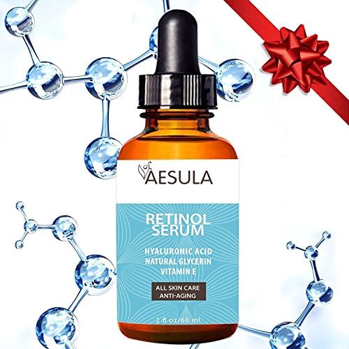 Upgraded Retinol Serum, Clinical Strength Retinol Serum with Hyaluronic Acid, Vitamin C, and Vitamin E, Super Reduce Wrinkles and Age Spots, Best Retinol Serum for 2018