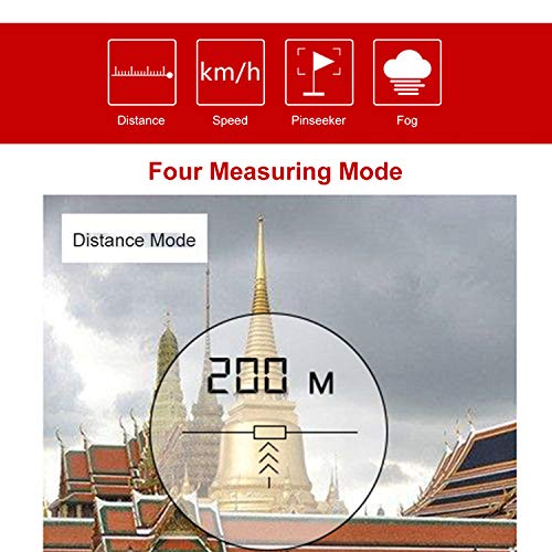 NORM 600m Laser Rangefinder Range Finder Telescope Handheld Distance Meter Speed Measuring Tape Mini Golf Hunting Outdoor