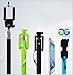 PicStik Foldable Mini Selfie Stick [Battery Free] Wired GOPRO Camera Mount & IPHONE 5, 6+ Smartphone Self Portrait Monopod