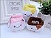 Coeus 3 Pc Cute & Lovely Bedtime Plush Animal /Plush Toy Soft Doll,the Best Gift for Kids/children/girlfriend, Soft Stuffed Plush Toy- Milk , 3.9 Inch / 10 Cm
