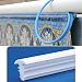 Quaker Beaded in Ground Pool Liner Lock - 120 Feet