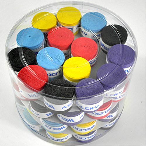 ADSRO Absorb-sweat stretchy Tennis Squash Racquet Band Grip Tape Overgrip size 10 pcs (10 Random)