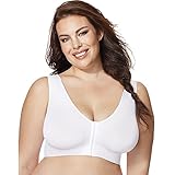 Just My Size Women's Pure Comfort Front-Close Wirefree Bra