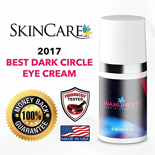 SkinPro Dual-Peptide Dark Circle Eye Cream | Laboratory Formulated with Miami Nights Special Formula | Medical Grade Matrixyl 3000 and Palmitoyl Tripeptide-1