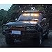 32LED 32W LED Lightbar Visor Light Windshield Emergency Hazard Warning Strobe Beacon Split Mount Deck Dash Lamp (amber&white)
