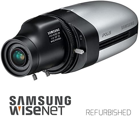 Samsung SNB-1001 Analog, VGA (640x480), Day/Night, Audio/Motion/Face Detect, IP Network Security PoE Box Camera - Lens Sold Separately (Manufacturer Refurbished)