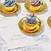 BLUE PANDA 50 Pack Happy Anniversary Napkins, Gold Foil Cocktail Napkins for Wedding Anniversary, Party Decorations, Disposable (5 In)