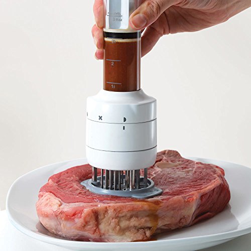 Meat Tenderizer Needle 30 Stainless Steel Blade and Meat Inj