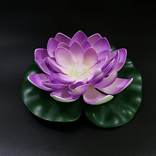 Color Changing Led Light Up Floating Lily Pad Water Floating Led Lily Light Lotus Light Illuminates Centerpieces Ponds Pools Or Fish Tank 6 Lotus And 2 Lily Pad Pricepulse
