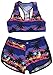 TOP HERE Women's Bandage Sporty Bathing Suit Boyleg Short Bikini Swimsuit