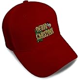 Speedy Pros Baseball Caps for Men & Women Embroidered Merry Christmas A Embroidery Ladies & Men Baseball Hats Acrylic